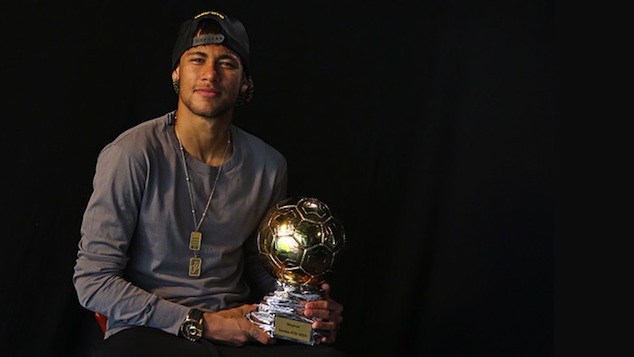 Neymar won this trophy for his accomplishments over the current season